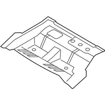 Hyundai 65511-3S100 Panel Assembly-Rear Floor,Front