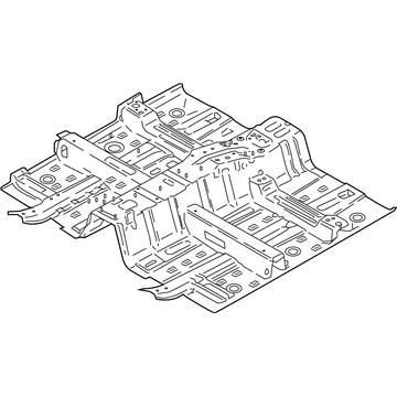 Hyundai 65100-J9000 Panel Assembly-Floor,Ctr