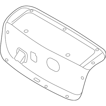Hyundai 81752-0A500 Trim Assembly-Trunk Lid