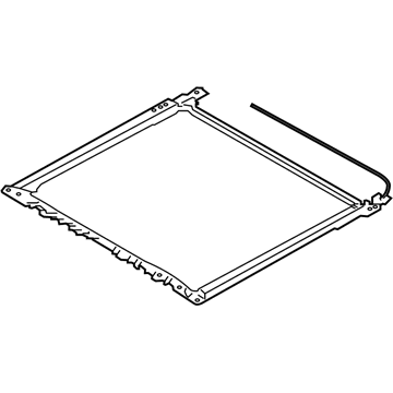 Hyundai 81610-S8100 Panorama Roof Frame Assembly