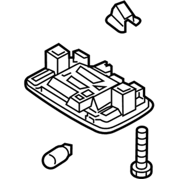 Hyundai 92850-G3000-XUG Room Lamp Assembly