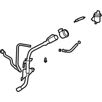 Hyundai 31030-L5500 Filler Neck & Hose Assembly