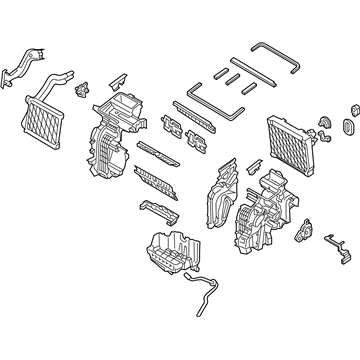 Hyundai 97205-G3240 Heater & Evaporator Assembly