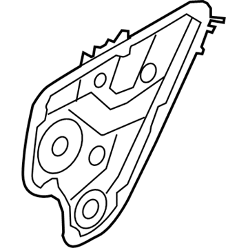 Hyundai 83471-2L210 Rear Left-Hand Door Module Panel Assembly