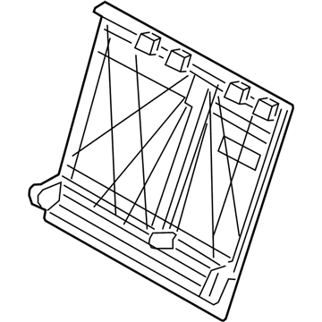 Hyundai 89410-3Y200 Frame Assembly-Rear Seat Back RH