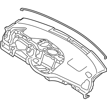 Hyundai 84710-D3100-TRY Crash Pad Assembly-Main