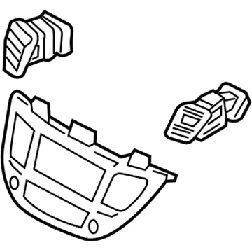 Hyundai 84740-D3200-NS5 Panel Assembly-Center Facia