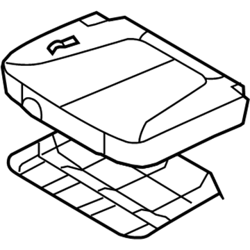 Hyundai 89100-0W500-J4K Cushion Assembly-3RD,LH