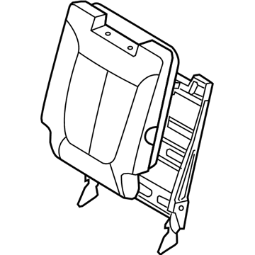 Hyundai 89300-0W500-J9X Back Assembly-3RD LH