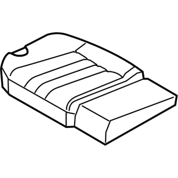 Hyundai 89200-3NAA0-WIR Cushion Assembly-Rear Seat,RH