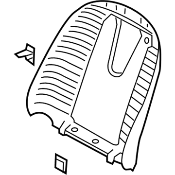 Hyundai 88390-2V500-RY Board Assembly-Front Back(Driver)