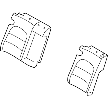 Hyundai 89470-3L330-AEV Rear Right Seatback Main Cover