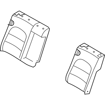 Hyundai 89400-3L332-AEV Back Assembly-Rear Seat RH