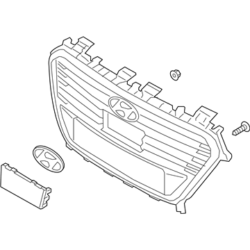 Hyundai Sonata Hybrid Grille - 86350-E6400