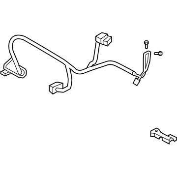 Hyundai 91850-0W100 Wiring Assembly-Battery (+)