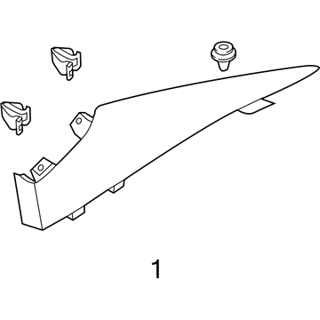 Hyundai 85850-1R000-9Y Trim Assembly-Rear Pillar LH