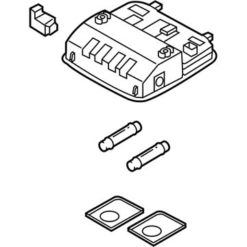 Hyundai 92800-F3011-TTX Overhead Console Lamp Assembly