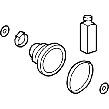 Hyundai CV Joint Boot - 49542-F2305