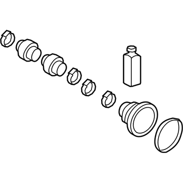 Hyundai 49575-F2300 Damper Kit-Front Axle Dynamic,RH