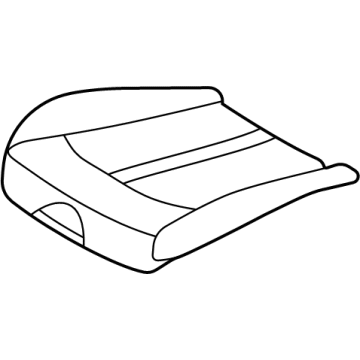 Hyundai 88160-L0010-VSM Front Cushion Covering, Left