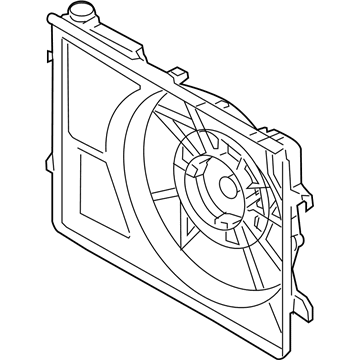 Hyundai 25350-F9250 SHROUD-Radiator