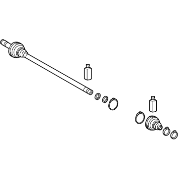 2022 Hyundai Santa Cruz CV Joint - 496A2-K5000