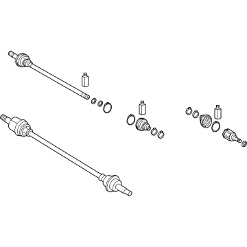 2022 Hyundai Santa Cruz Axle Shaft - 49600-K5000