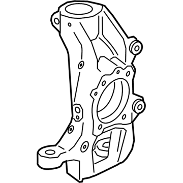 Hyundai 51711-J5600 Knuckle-Front Axle,RH