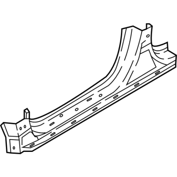 Hyundai 71322-P0D10 PANEL-SIDE SILL OUTER,RH