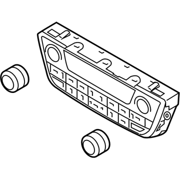 Hyundai 97250-C2540-GU Heater Control Assembly