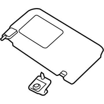 Hyundai 85220-AA620-TVN Sunvisor Assy,Rh