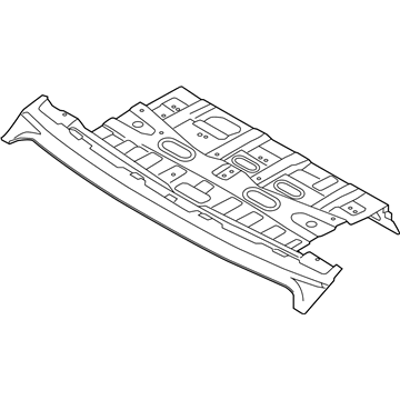 Hyundai 69300-J0050 Panel & Frame Assembly-Package Tray,Rear