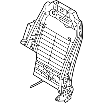 Hyundai 88310-4Z020 Frame Assembly-Front Seat Back Driver