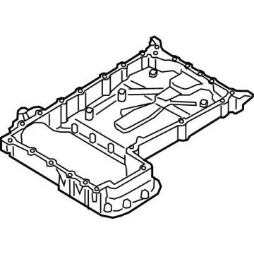 Hyundai 21520-3N100 PAN ASSY-ENGINE OIL,UPR