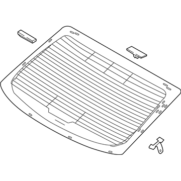 Hyundai 87110-F3020 Glass Assembly-Rear Window