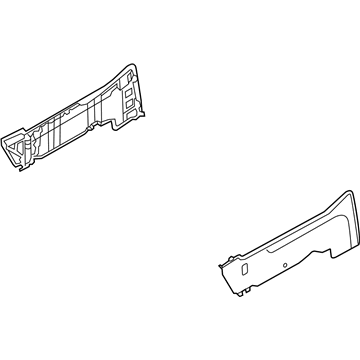 Hyundai 84610-3N600-RY Cover Assembly-Rear Console Side LH