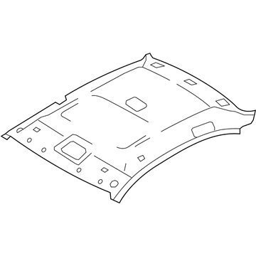 Hyundai 85401-0A000-QS Headlining Assembly