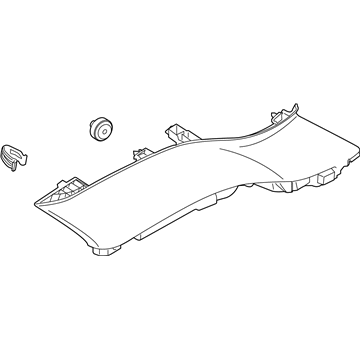 Hyundai 85860-K2000-MMH Trim Assembly-RR Pillar RH