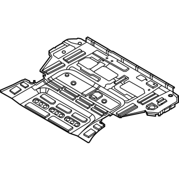 Hyundai 65513-K5000 PANEL ASSY-REAR FLOOR,RR