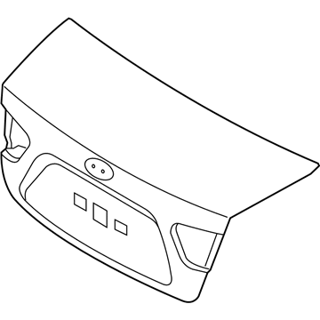 Hyundai 69200-2H111 Panel Assembly-Trunk Lid