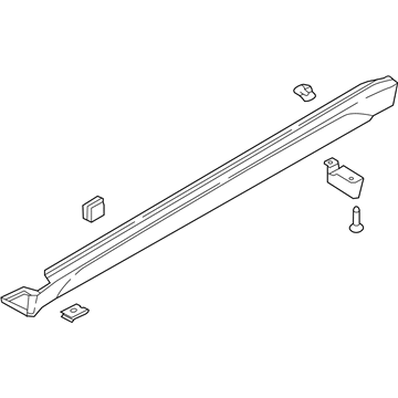 Hyundai 87752-D3110-SMS Moulding Assembly-Side Sill,RH