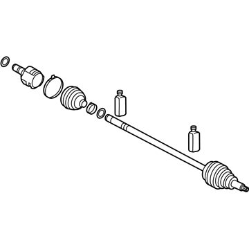 Hyundai Sonata Hybrid Axle Shaft - 49500-4R200