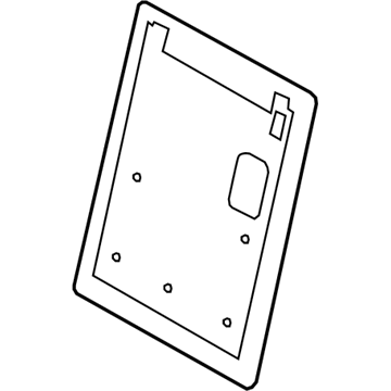 Hyundai 89370-0W400-WK Board Assembly-3RD Seat Back LH