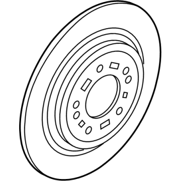 Hyundai 58411-L0100 Disc-Rear Brake