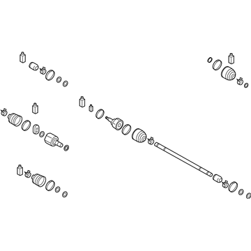 2021 Hyundai Accent Axle Shaft - 49500-H9200