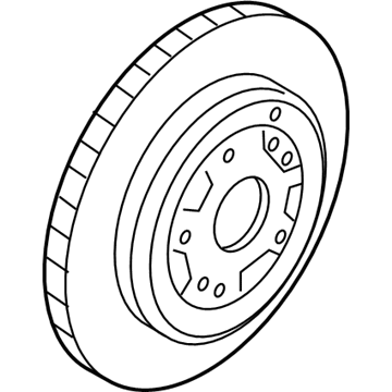 Hyundai 58411-J5500 Disc Assembly-Rear Brake