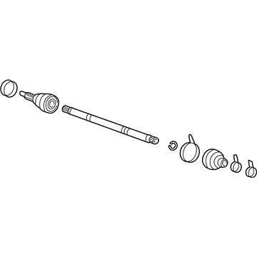 2002 Hyundai Sonata Axle Shaft - 49508-38E00