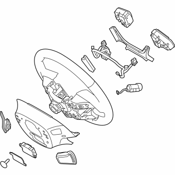 Hyundai 56110-B1660-RNB Steering Wheel Assembly