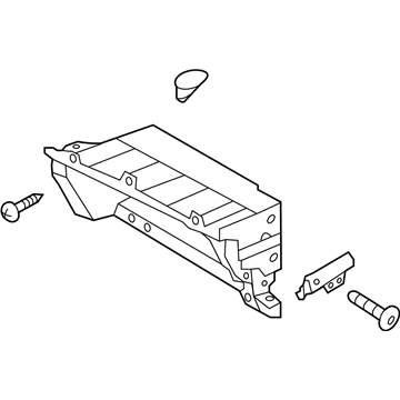 Hyundai 84540-3Y000-RY Panel Assembly-Lower Crash Pad,RH