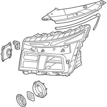 Hyundai 92102-S2600 Lamp Assembly-Head,RH